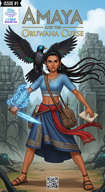 Amaya and the Oruwana Curse - Comic Book Cover